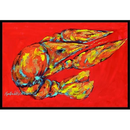 Carolines Treasures Carolines Treasures MW1151MAT 18 x 27 In. Reach for the Claws Indoor or Outdoor Mat MW1151MAT